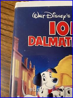 101 DALMATIANS video WALT DISNEY used VHS movie THE CLASSICS as is BLACK DIAMOND