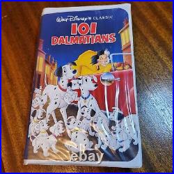 101 Dalmatians (VHS 1263) Walt Disney Classic Black Diamond Edition Rare