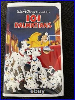 101 Dalmatians (VHS 1263) Walt Disney Classic Black Diamond Edition Rare