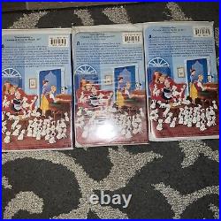 101 Dalmatians VHS 1263 Walt Disney Classic Black Diamond Edition Rare VCR all 3