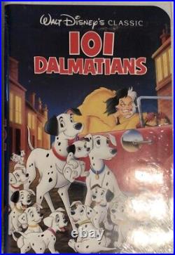 101 Dalmatians VHS 1263 Walt Disney's Classic Rare 1992 Black Diamond