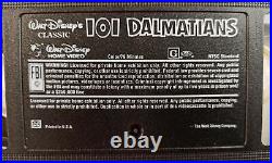 101 Dalmatians (VHS, 1992, Clamshell, Walt Disney Classics) Black Diamond