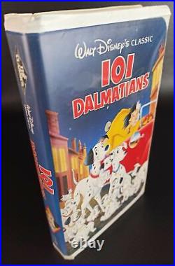 101 Dalmatians (VHS, 1992, Clamshell, Walt Disney Classics) Black Diamond