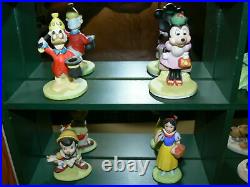 1987 1988 Walt Disney Figurine Collection Minnie Thumper Goofy Donald