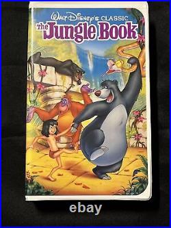 1991 The Jungle Book, Walt Disney Classic, Black Diamond VHS cassette tape, 1122