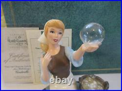 1992 WDCC Cinderella They Can't Stop Me From Dreaming Figurine With Box COA