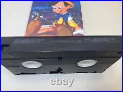 1993 Walt Disney Black Diamond Classic Edition Pinocchio VHS #239 Great Play
