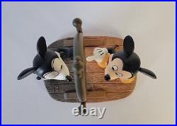 1994 Disney 75th Birthday WDCC Mickey Mouse Then & Now Figurine Plane Crazy