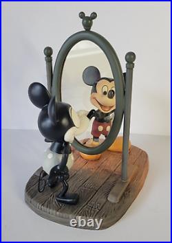 1994 Disney 75th Birthday WDCC Mickey Mouse Then & Now Figurine Plane Crazy