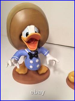 1995 WDCC Three Caballeros Donald Panchito Jose Figurines