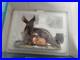 2000 WDCC Bambi and Mother Figurine New in Box with Silver Butterfly Charm