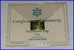 2004 WDCC Lady & The Tramp WELCOME HOME LADY & PRECOCIOUS PUP #1217766