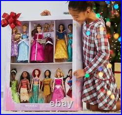 2020 Disney Store Classic Princess 11 Doll Collection Gift Set JASMINE BELLE