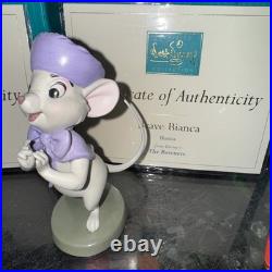 3 Walt Disney Classics Figurine Bold Bernard Brave Bianca & Title The Rescuers