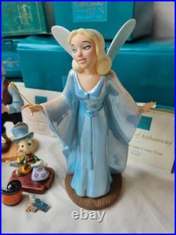 7 Piece WDCC Pinocchio Set with Boxes and COA 7 Piece WDCC Pinocchio Set with Boxes and COA