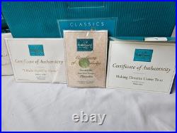 7 Piece WDCC Pinocchio Set with Boxes and COA