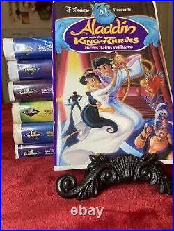 7 Rare Walt Disney VHS Movies Lot Black Diamond Classic Edition Banned Cover
