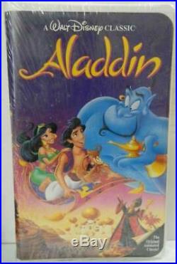 Aladdin 1993 Vhs Walt Disney Classic Black Diamond New Sealed Clam Shell