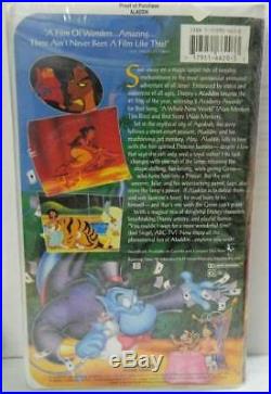 Aladdin 1993 Vhs Walt Disney Classic Black Diamond New Sealed Clam Shell
