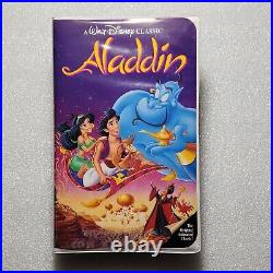 Aladdin (VHS, 1992) Walt Disney Classic Diamond Edition, Very Rare Good Condition