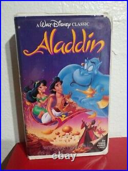 Aladdin (VHS, 1993) A Walt Disney Classic Movie VHS Tape with original case