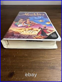 Aladdin (VHS, 1993) Black Diamond #1662 Walt Disney Classic Rare! With sequels