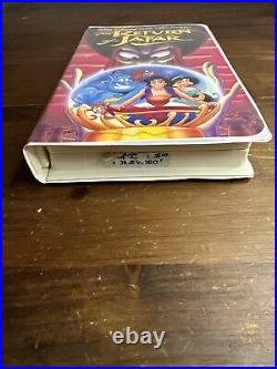 Aladdin (VHS, 1993) Black Diamond #1662 Walt Disney Classic Rare! With sequels