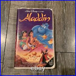 Aladdin (VHS, 1993)-Walt Disney's Black Diamond Classic RARE
