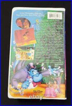 Aladdin VHS Tape Walt Disney's Black Diamond Classics #1662