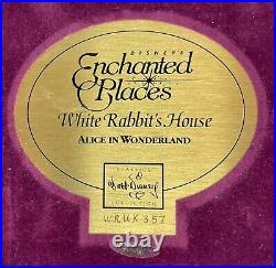 Alice In Wonderland WHITE RABBIT'S HOUSE Walt DISNEY Enchanted Places WDCC