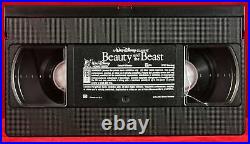 Beauty And The Beast VHS Tape 1992 Walt Disney's Black Diamond Classic-1325 RARE