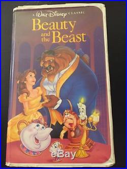 Beauty and The Beast VHS 1992 Walt Disney's Black Diamond Classic