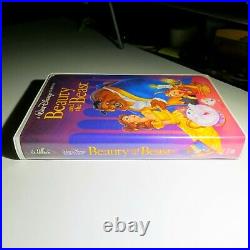 Beauty and the Beast VHS 1992 Black Diamond Walt Disney classic Fantasia Aladdin