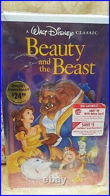 Beauty and the Beast Walt Disney's Black Diamond Classic (VHS, 1992) NEW SEALED