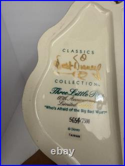 Big Bad Wolf WDCC Figurine 60th LE Disney #5654/7500 with COA & Box Big Bad Wolf WDCC Figurine 60th LE Disney #5654/7500 with COA & Box