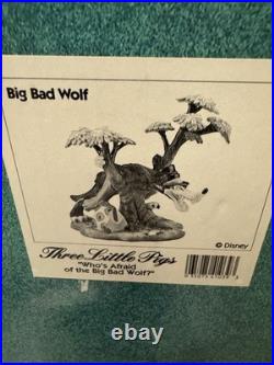 Big Bad Wolf WDCC Figurine 60th LE Disney #5654/7500 with COA & Box Big Bad Wolf WDCC Figurine 60th LE Disney #5654/7500 with COA & Box