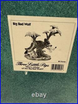 Big Bad Wolf WDCC Figurine 60th LE Disney #5654/7500 with COA & Box