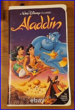 Black Diamond Edition, A Walt Disney Classic Aladdin (VHS, 1662) vguc