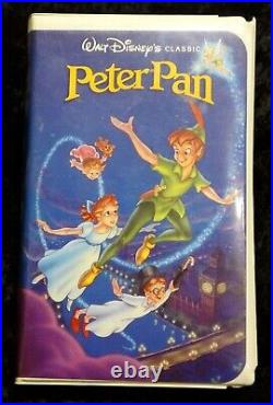 Black Diamond? Edition Peter Pan VHS/VCR 1990 Walt Disney's Classic Bobby