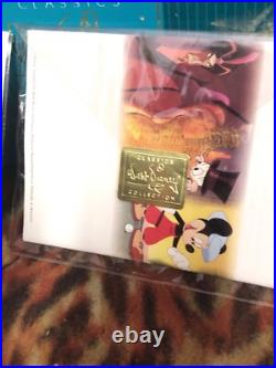 Canine Golfer Set Base Mickey And Pluto With Boxes And Coa Walt Disney Classics