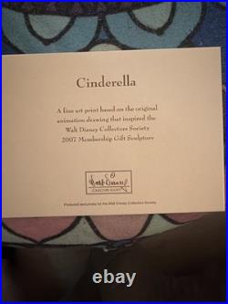 Cinderella Disney Figurine Wistful Dreamer Figure & Collector Society Pin WDCC