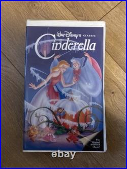 Cinderella (VHS Tape, 1988) Black Diamond Walt Disney Classics