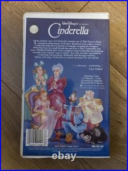Cinderella (VHS Tape, 1988) Black Diamond Walt Disney Classics
