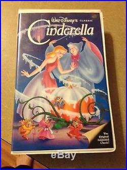 Cinderella Walt Disney (VHS)The Classics Black Diamond Collection