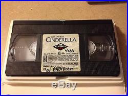 Cinderella Walt Disney (VHS)The Classics Black Diamond Collection