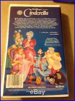 Cinderella Walt Disney (VHS)The Classics Black Diamond Collection