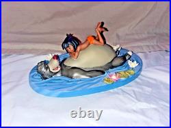 DEFECTIVE WDCC Disney Jungle Book Jungle Harmony Baloo Mowgil G3D