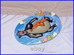 DEFECTIVE WDCC Disney Jungle Book Jungle Harmony Baloo Mowgil G3D
