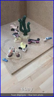 DEFECTIVE WDCC TwoGun Mickey Colorized Limited Edition Set with Box COA G3D