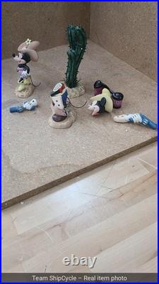 DEFECTIVE WDCC TwoGun Mickey Colorized Limited Edition Set with Box COA G3D